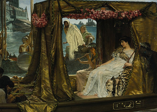 "Lawrence Alma-Tadema- Anthony and Cleopatra" by Lawrence Alma-Tadema - This file is lacking source information.Please edit this file's description and provide a source.. Licensed under Public Domain via Wikimedia Commons - http://commons.wikimedia.org/wiki/File:Lawrence_Alma-Tadema-_Anthony_and_Cleopatra.JPG#/media/File:Lawrence_Alma-Tadema-_Anthony_and_Cleopatra.JPG