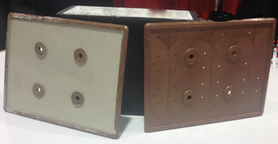 Integral's 12-volt, lead acid bipolar battery prototype made with ElectiPlast plates.