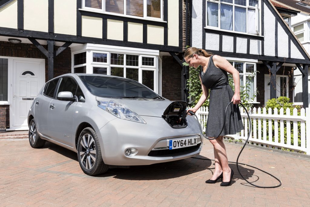 Nissan LEAF home charging
