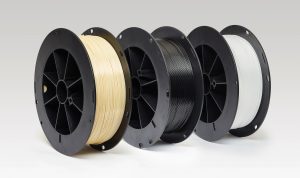 Fused deposition modelling filament spools from SABIC - learn more about industrial filaments in the Prospector Knowledge Center.