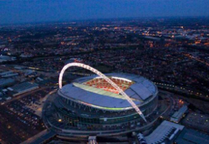 Wembley Stadium, an example of a building the requires intumescent coating. Learn more in the Prospector Knowledge Center.