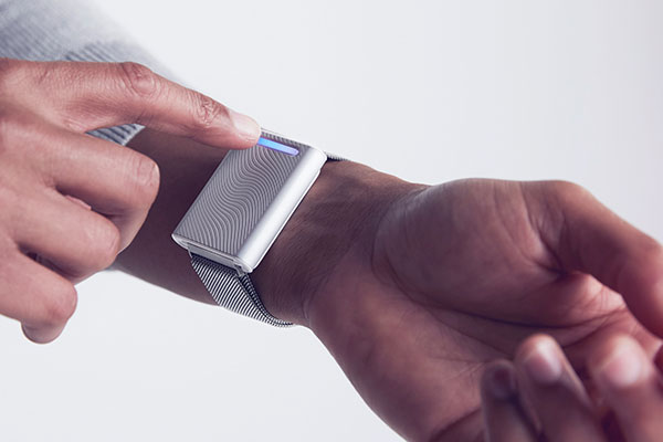 Embr Labs’ Embr Wave wearable serves as a “thermostat for the body.” Find more CES 2019 highlights in the Prospector Knowledge Center.