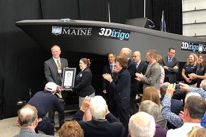 Photo of 3Dirigo boat - Learn more about the UMaine 3D printed boat