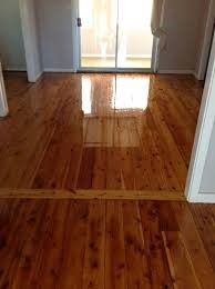 Wood floors in a home