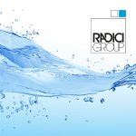 Radici logo with water
